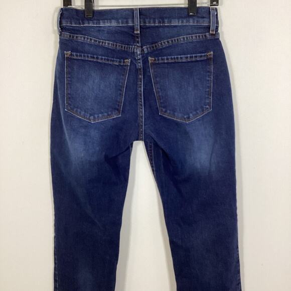 Mott & Bow Jeans Women's 27 Dark Blue Boyfriend Fit Mid Rise 5-Pocket Denim - Picture 8 of 9